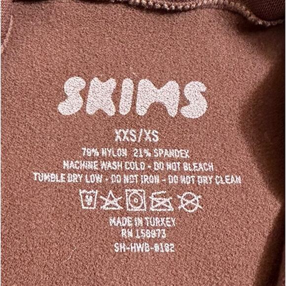 SKIMS New Women's Seamless High Waist Brief Cocoa Size XXS/XS - Picture 5 of 5